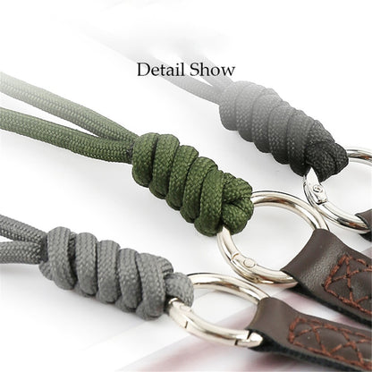 SLR Camera Cotton Braided Hand Strap Camera Cellphone Key Lanyard Anti-lost Wrist Rope