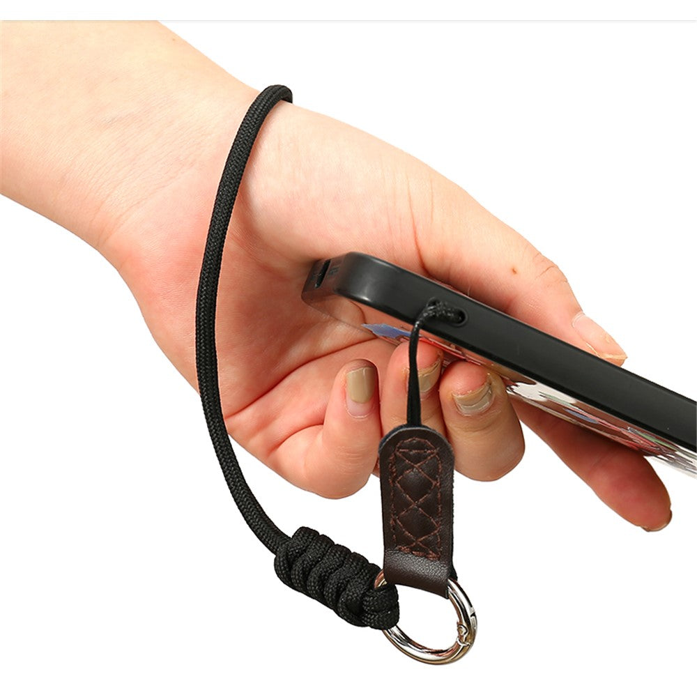 SLR Camera Cotton Braided Hand Strap Camera Cellphone Key Lanyard Anti-lost Wrist Rope