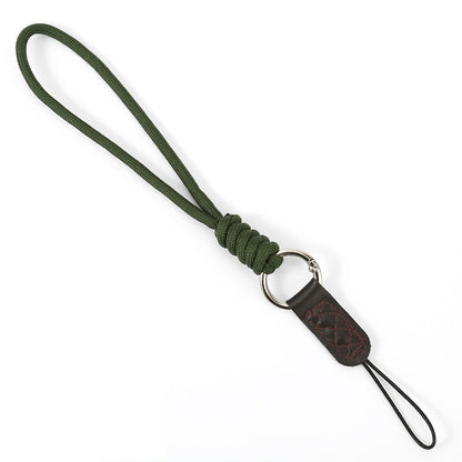 SLR Camera Cotton Braided Hand Strap Camera Cellphone Key Lanyard Anti-lost Wrist Rope