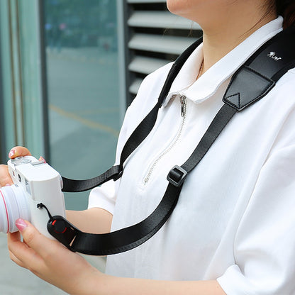JN-F02 Nylon Webbing Quick Release Shoulder Strap for DSLR Mirrorless Cameras