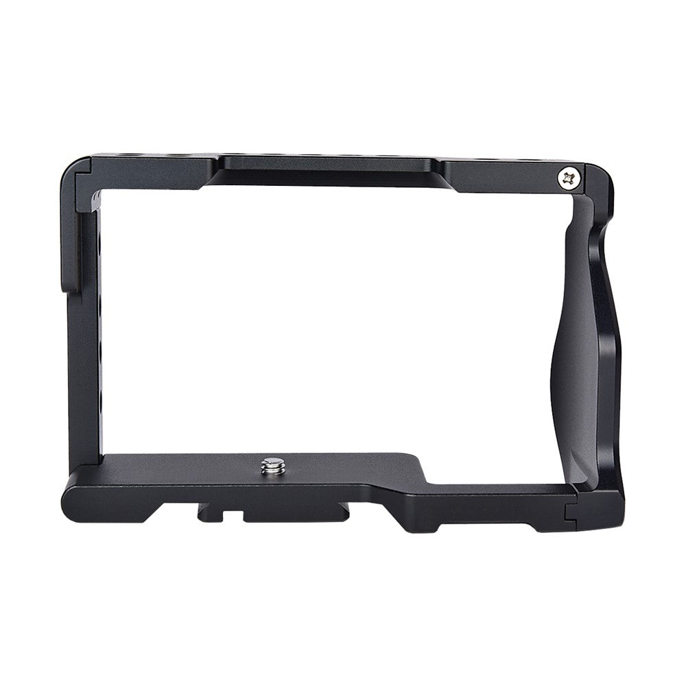 YELANGU C6-B Aviation Aluminum Frame Cage for Sony A6000/A6300/A6400/A6500 Quick Release Plate Base Protective Cover with Cold Shoe Adapter Camera Accessories