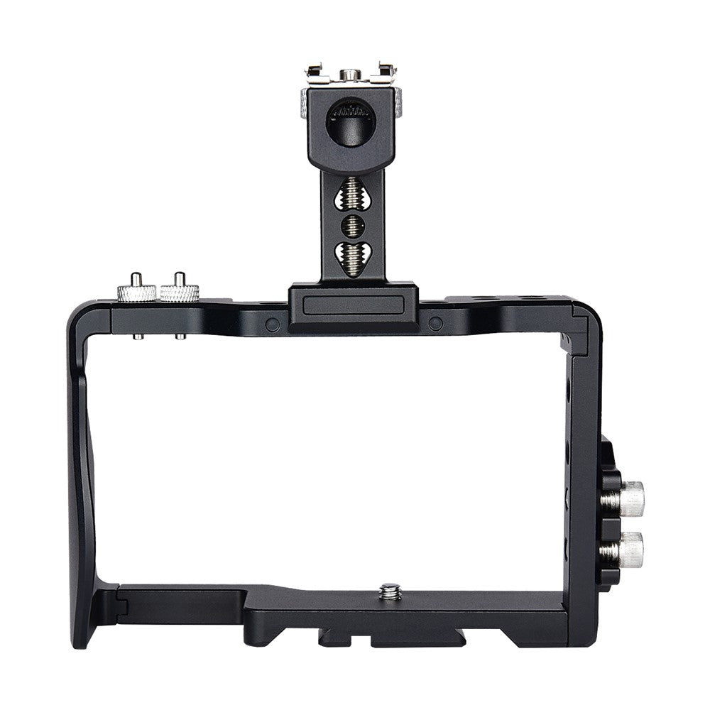 YELANGU C6-A SLR Camera Protective Cage for Sony A6000/A6300/A6400/A6500 Anti-rust Hard Aluminum Alloy Expansion Camera Frame Kit Gimbal Stabilizer
