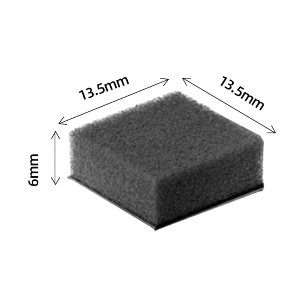 BRDRC 6Pcs For Insta360 X5 / Insta360 X4 / X3 / ONE X2 Mic Wind Muff Camera Noise Reduction Sponge Video Muffler Accessories