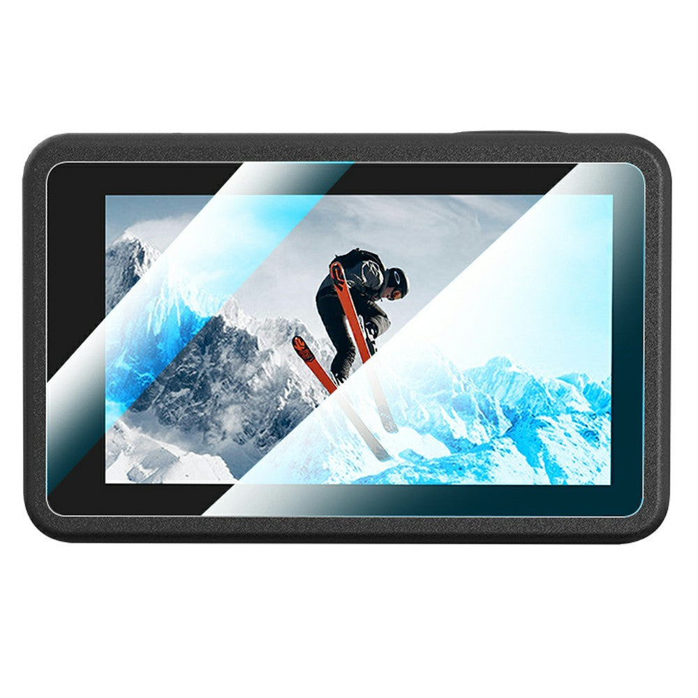 BRDRC 2 Set Tempered Glass Film for DJI Osmo Action 5 Pro 0.4mm Screen Protector + Lens Protector