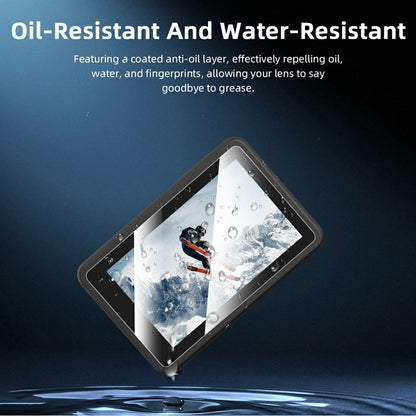BRDRC 2 Set Tempered Glass Film for DJI Osmo Action 5 Pro 0.4mm Screen Protector + Lens Protector