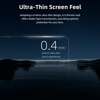 BRDRC 2 Set Tempered Glass Film for DJI Osmo Action 5 Pro 0.4mm Screen Protector + Lens Protector