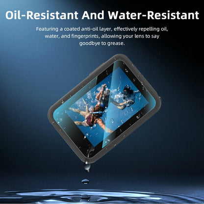 BRDRC 2 Set Tempered Glass Film for GoPro Hero 13 0.5mm Screen Protector + Lens Protector