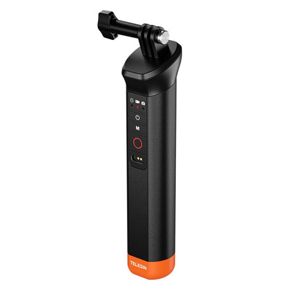 TELESIN S4-FHG-01-TGP For GoPro Hero 12 / 11 / 10 / 9 / 8 Buoyancy Rod Bluetooth-Compatible Underwater Remote Control