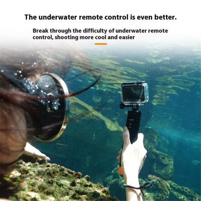TELESIN S4-FHG-01-TGP For GoPro Hero 12 / 11 / 10 / 9 / 8 Buoyancy Rod Bluetooth-Compatible Underwater Remote Control