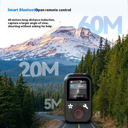 TELESIN S5-RMT-01-TGP For GoPro Hero 13 / 12 / 11 / 10 / 9 / 8 / GoPro MAX Remote Control Bluetooth-Compatible Color Screen Controller
