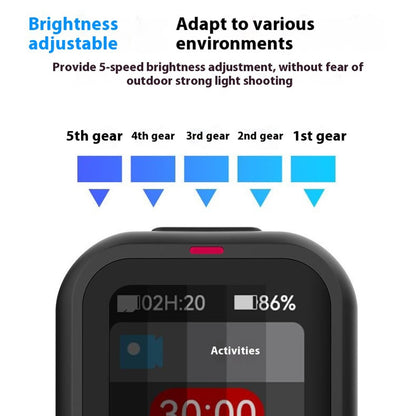 TELESIN S5-RMT-01-TGP For GoPro Hero 13 / 12 / 11 / 10 / 9 / 8 / GoPro MAX Remote Control Bluetooth-Compatible Color Screen Controller