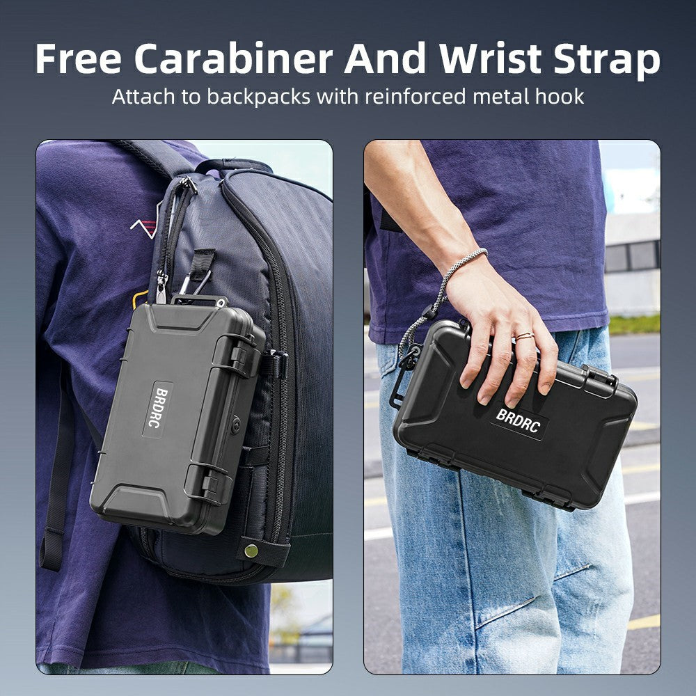 BRDRC Carrying Case for DJI Osmo Pocket 3 Portable Waterproof Hard Storage Bag