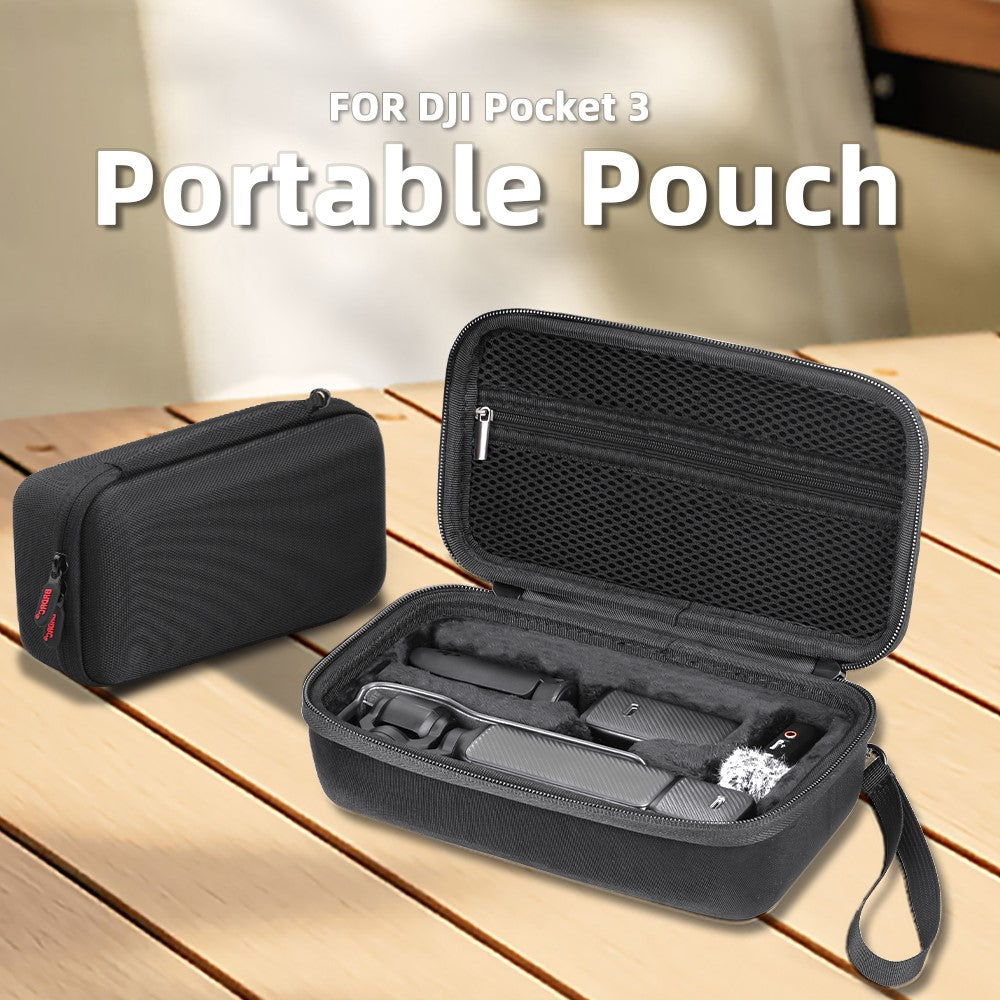BRDRC For DJI Osmo Pocket 3 Vlogging Camera Storage Bag Hard Shell Waterproof Nylon Carrying Case
