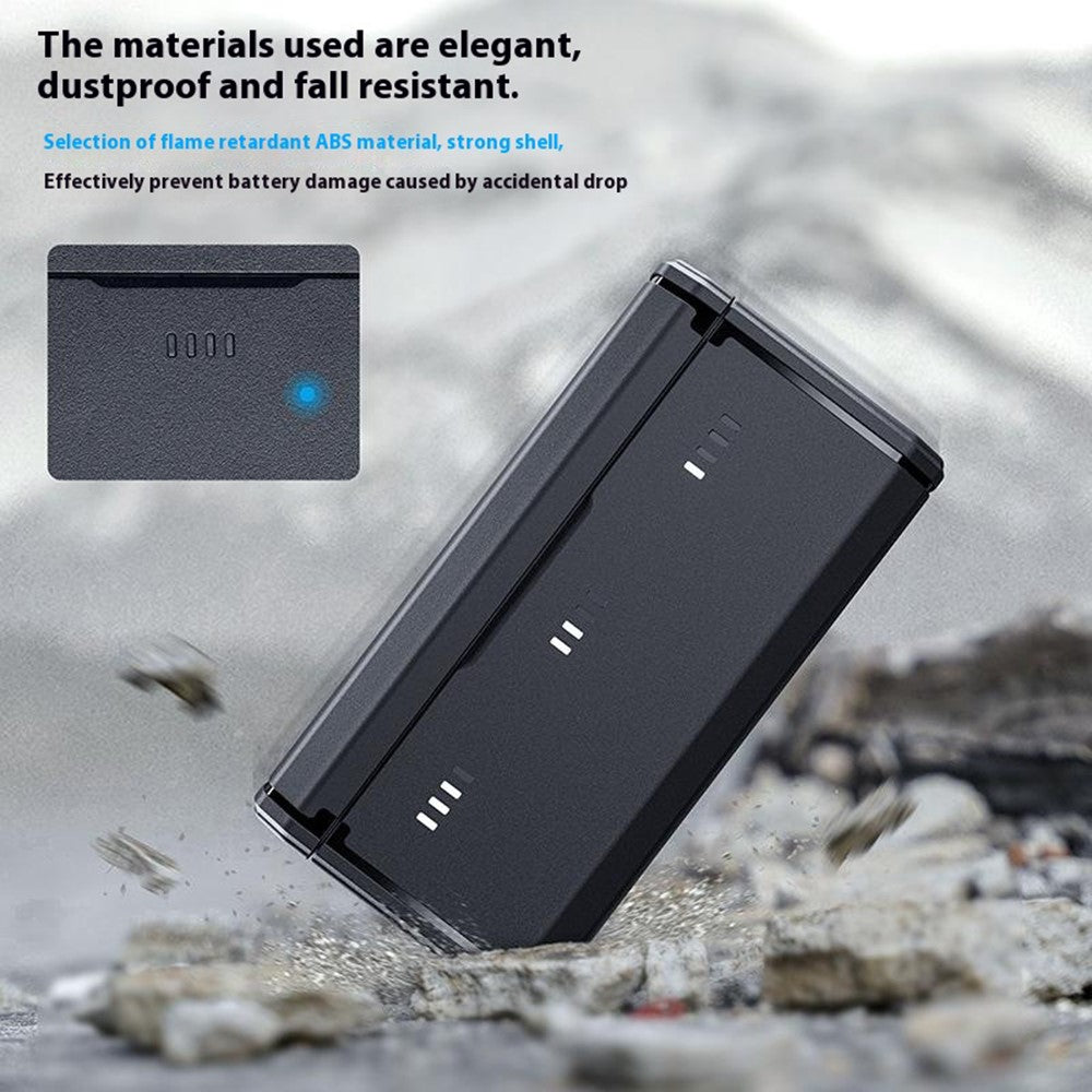 TELESIN S0-BCG-11-TGP For GoPro Hero 13 Portable Charging Case 3-Slot Battery Charger with TF Card Storage