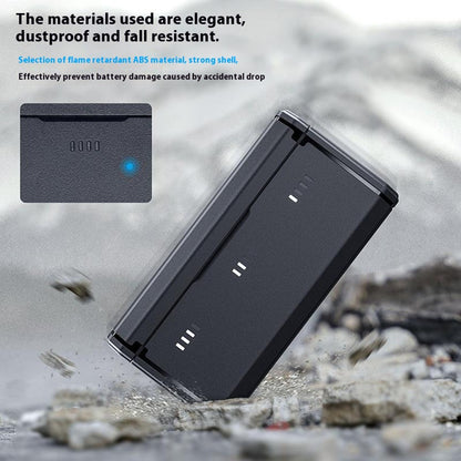 TELESIN S0-BCG-11-TGP For GoPro Hero 13 Portable Charging Case 3-Slot Battery Charger with TF Card Storage