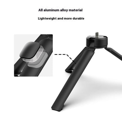 TELESIN GP-AAT-003-DZ For DJI Osmo Pocket 3 Aluminum Alloy Tripod Desktop Phone Stand