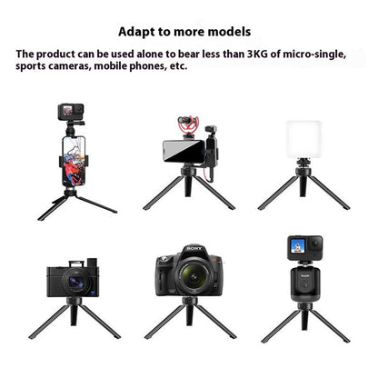 TELESIN GP-AAT-003-DZ For DJI Osmo Pocket 3 Aluminum Alloy Tripod Desktop Phone Stand