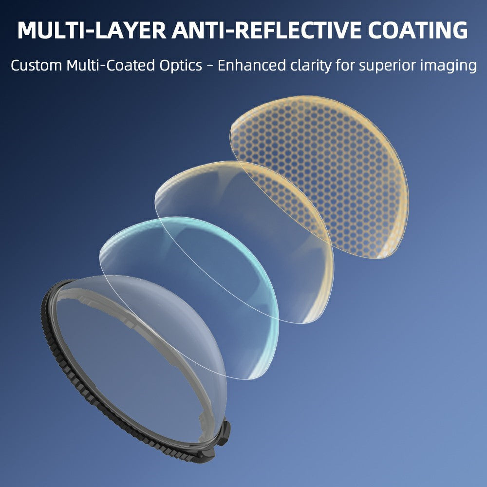 For Insta360 X5 Tempered Glass Lens Protector 2Pcs HD Optical Glass Lens Cover with Multi Layer Anti Reflective Coating