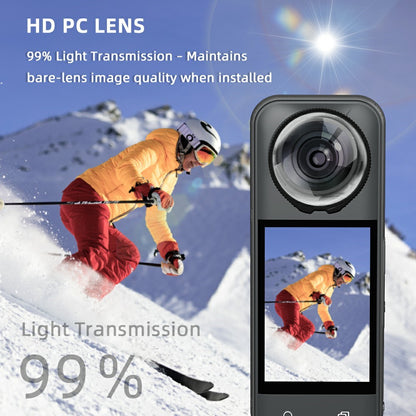 For Insta360 X5 Lens Protector Anti-Reflective Scratch-Resistant HD PC Lens Guard