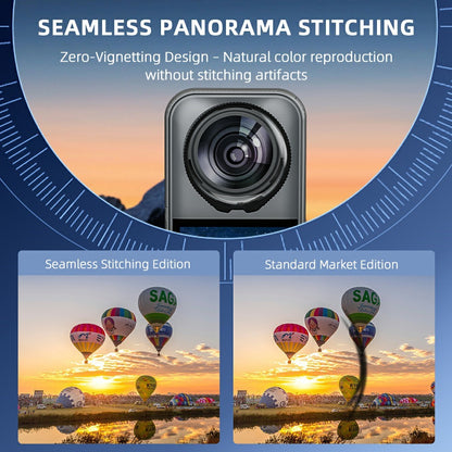 For Insta360 X5 Lens Protector Anti-Reflective Scratch-Resistant HD PC Lens Guard