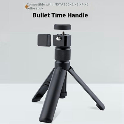 KM-07 For Insta360 X5 / X4 / X3 Action Camera Rotating Handle Magnetic Tripod