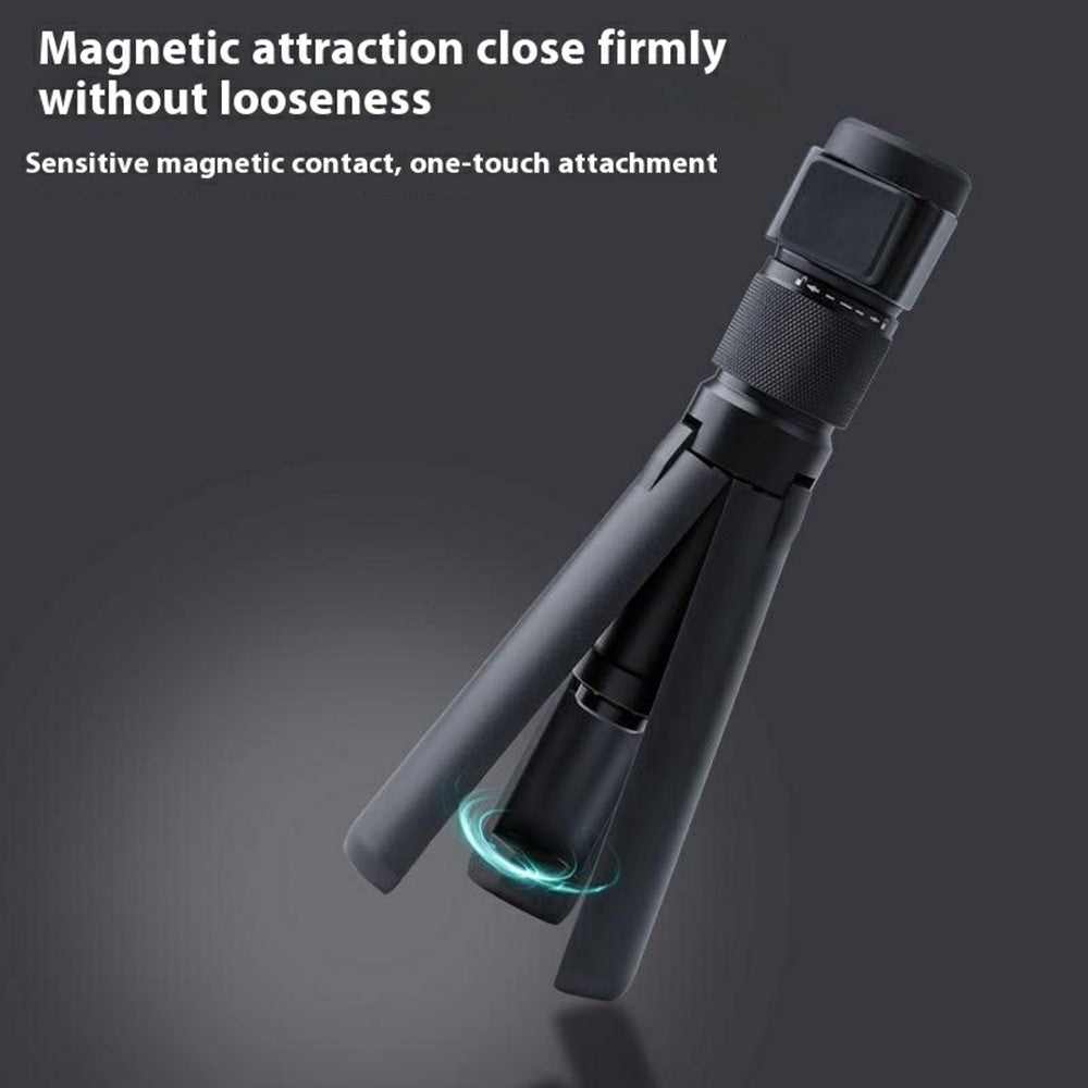 KM-07 For Insta360 X5 / X4 / X3 Action Camera Rotating Handle Magnetic Tripod