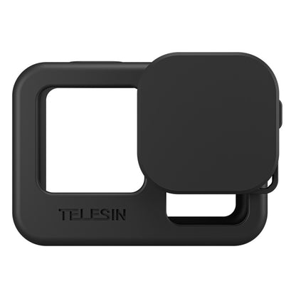 TELESIN S6-PTC-010-TGP Silicone Protective Case For GoPro Hero 13 / 12 / 11 / 10 / 9 Lens Cap Shockproof Cover with Neck / Wrist Strap