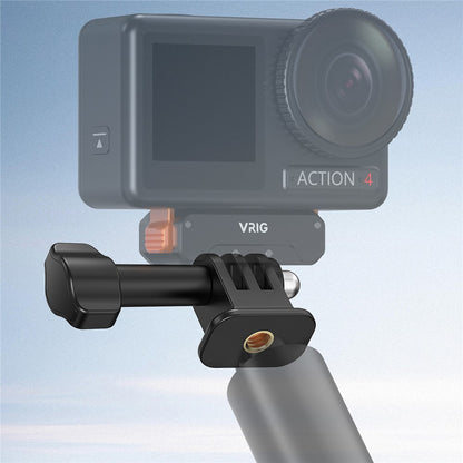 VRIG For GoPro Camera 1 / 4 Inch Adapter Universal 180 Degree Tilt Adjustment Mount Base