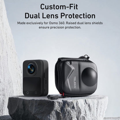 TELESIN S6-PRC-22-TDJ For DJI Osmo 360 Camera Body Protection Bag Mini Storage Pouch with Bottom Opening Design