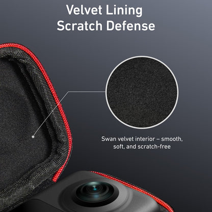 TELESIN S6-PRC-22-TDJ For DJI Osmo 360 Camera Body Protection Bag Mini Storage Pouch with Bottom Opening Design