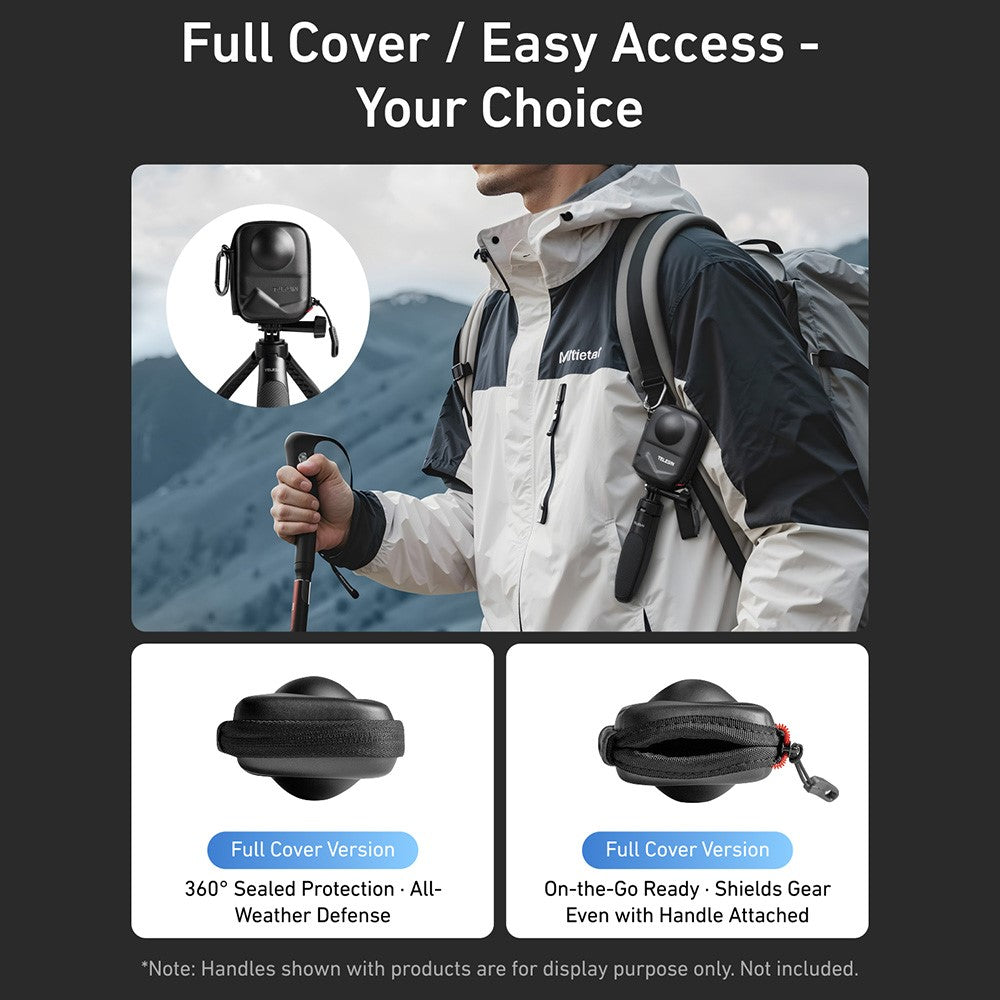 TELESIN S6-PRC-21-TDJ For DJI Osmo 360 Camera Mini Protective Bag Full Enclosed Carrying Case