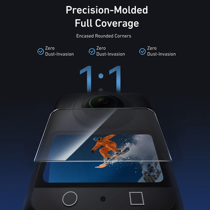 TELESIN S6-FLM-22-TDJ For DJI Osmo 360 Panoramic Camera Tempered Glass Screen Protector Anti Explosion Film