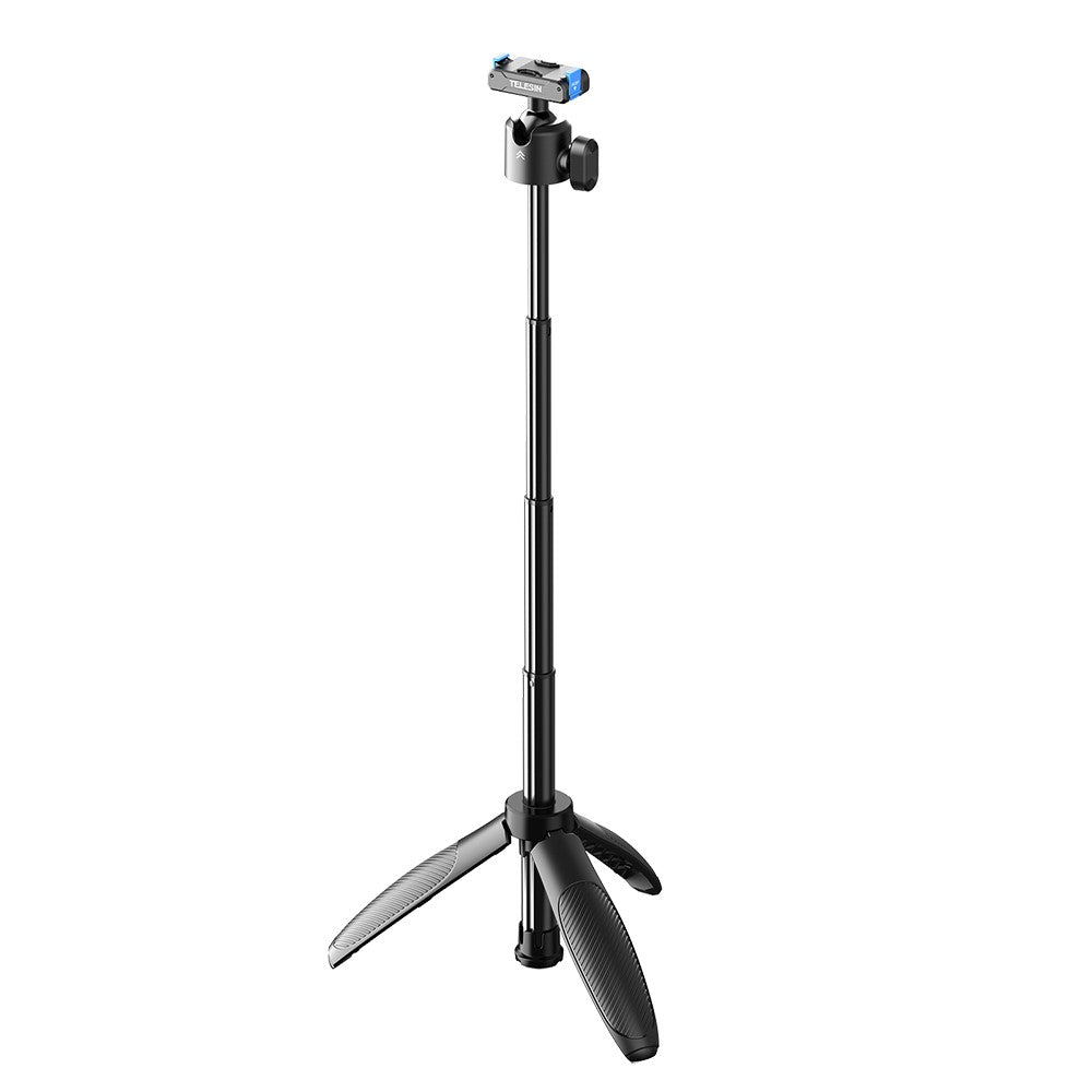 TELESIN S1-MNP-13-TDJ Retractable Tripod for DJI Osmo 360 / Action 5 Pro / 4 / 3 Camera Mini Selfie Stick