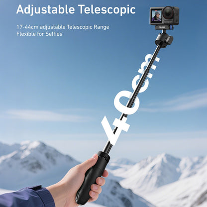 TELESIN S1-MNP-13-TDJ Retractable Tripod for DJI Osmo 360 / Action 5 Pro / 4 / 3 Camera Mini Selfie Stick