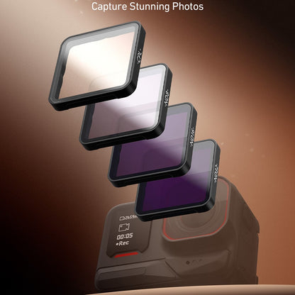 TELESIN S5-FLT-27-TIS For Insta360 Ace Pro / Pro 2 Polarizing Filter Set with CPL / ND8 / ND16 / ND32 Filters