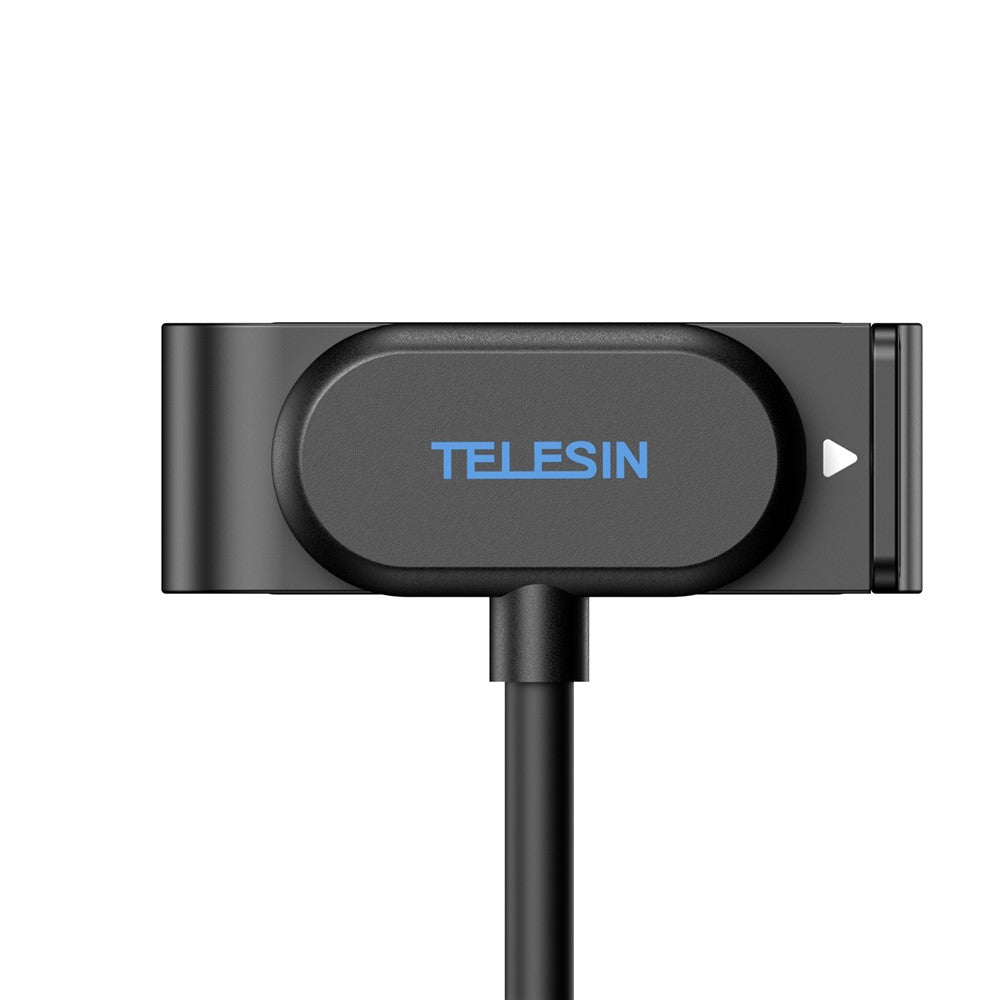 TELESIN S6-CLC-01-TGP For GoPro Hero 13 / 12 / 11 / 10 / 9 Magnetic Charging Cable with Side Cover IPX5 Waterproof Quick Release