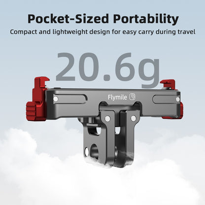 FLYMILE For Insta360 Go Ultra Magnetic Mount Adapter Quick Release Base Shockproof Metal Camera Accessories