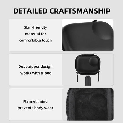 FLYMILE For Insta360 Go Ultra Storage Bag Shockproof Camera Carrying Case Protective Cover