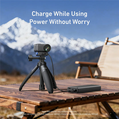 TELESIN S7-JBK-17-TDJ For DJI Osmo Nano Action Camera Magnetic Quick Release Charging Adapter Mount Base