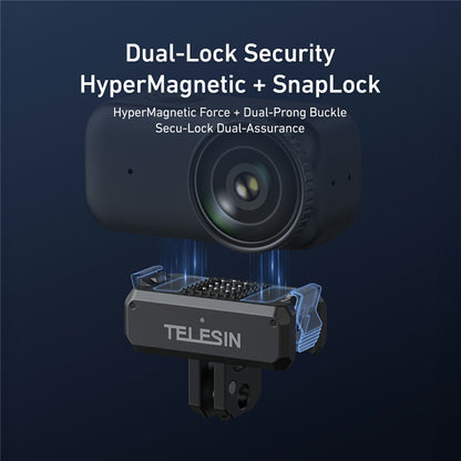 TELESIN S7-JBK-17-TDJ For DJI Osmo Nano Action Camera Magnetic Quick Release Charging Adapter Mount Base