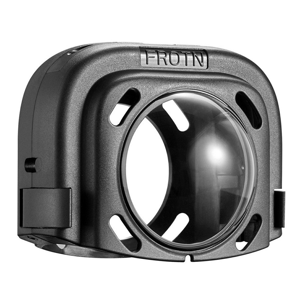 086 For Insta360 X4 Action Camera Lens Protector ABS + Tempered Glass Snap-on Lens Guard