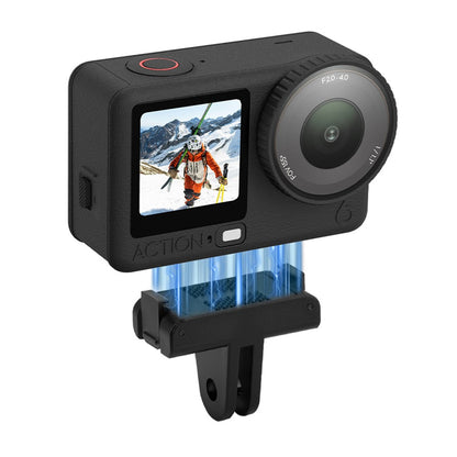 FLYMILE For DJI Osmo Nano / Action 6 Camera Magnetic Quick Release Adapter Two Claw Mount Base