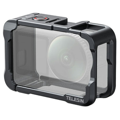 TELESIN S6-FMS-35-TDJ For DJI Osmo Action 6 Aluminum Alloy Camera Cage Ultra Light Shockproof Action Camera Protective Case
