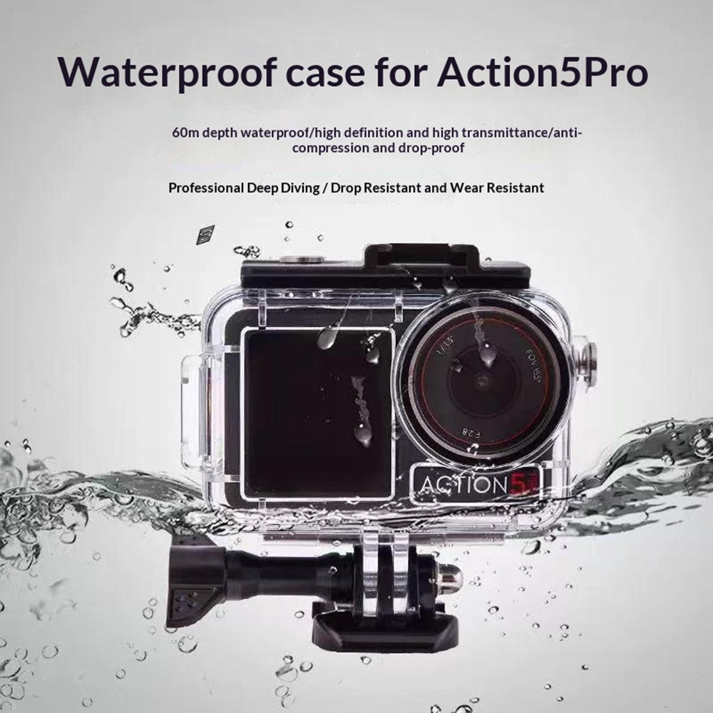 55 in 1 Camera Mount Accessory Kit for DJI Osmo Action 5 Pro / 4 / 3 Waterproof Housing with Filters Set