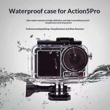 55 in 1 Camera Mount Accessory Kit for DJI Osmo Action 5 Pro / 4 / 3 Waterproof Housing with Filters Set