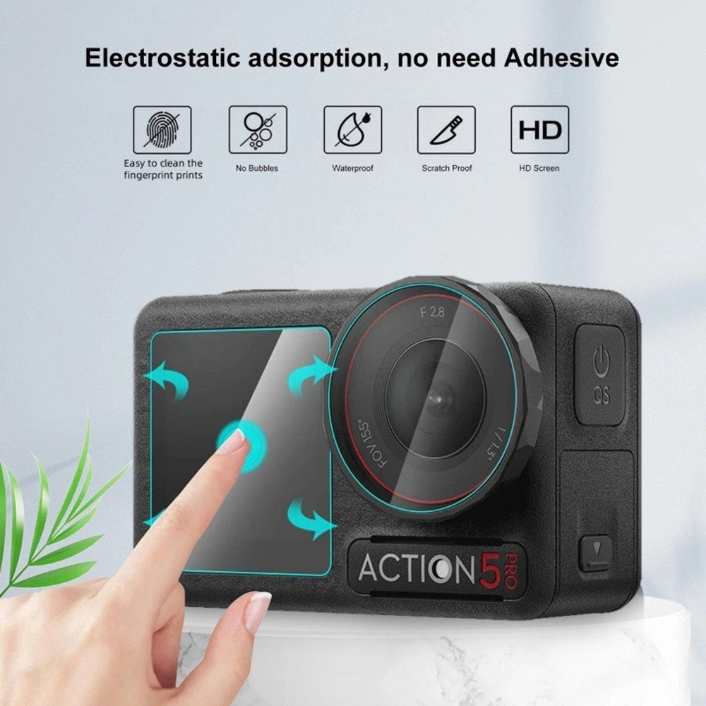 55 in 1 Camera Mount Accessory Kit for DJI Osmo Action 5 Pro / 4 / 3 Waterproof Housing with Filters Set