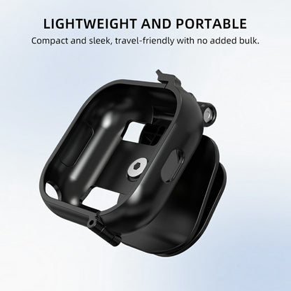 FLYMILE For Insta360 Go Ultra Cap Clip Camera Mount Baseball Hat Clip Sports Camera POV Vlog Mount