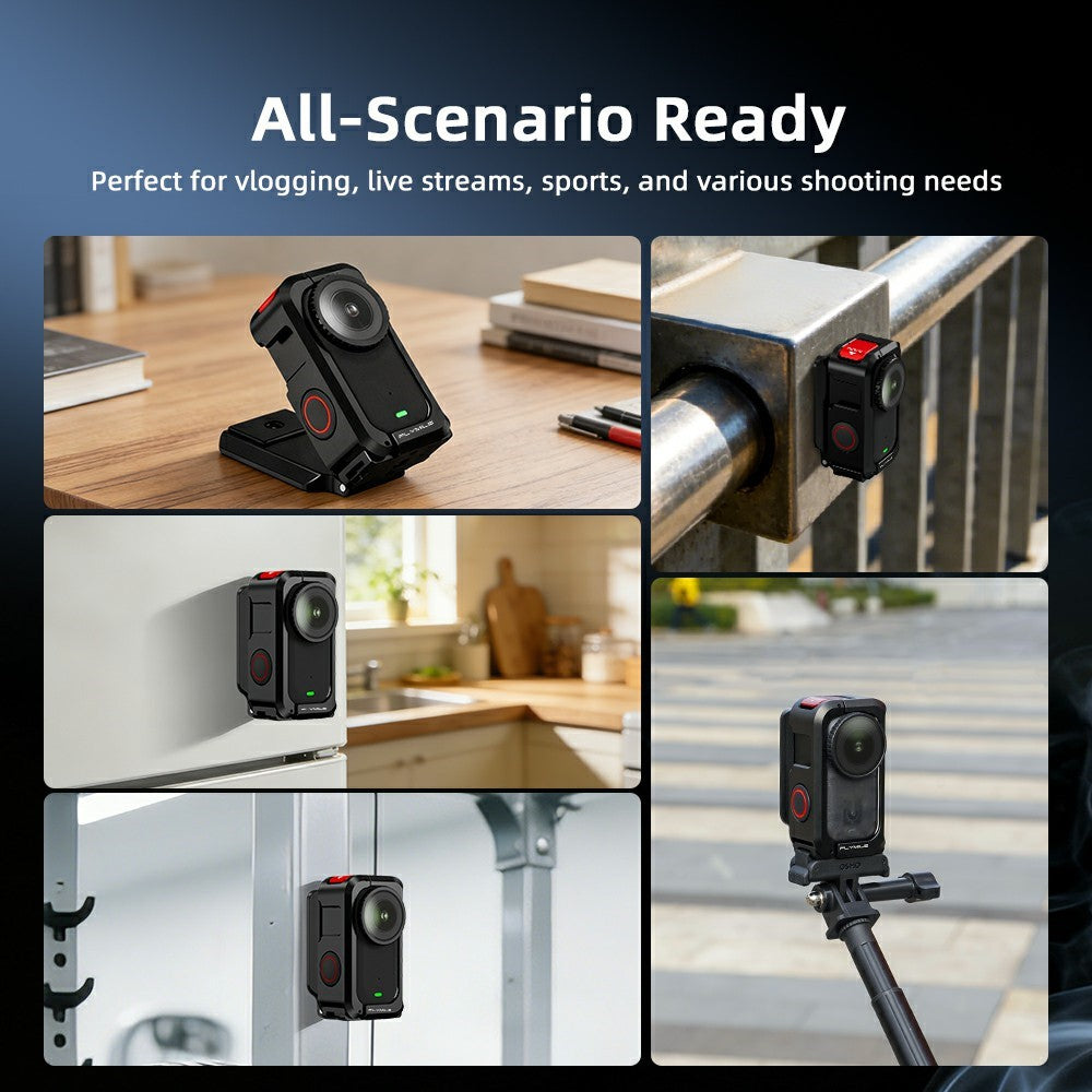 FLYMILE For DJI Osmo Nano Magnetic Expansion Mount Aluminum Alloy Frame Camera Accessory