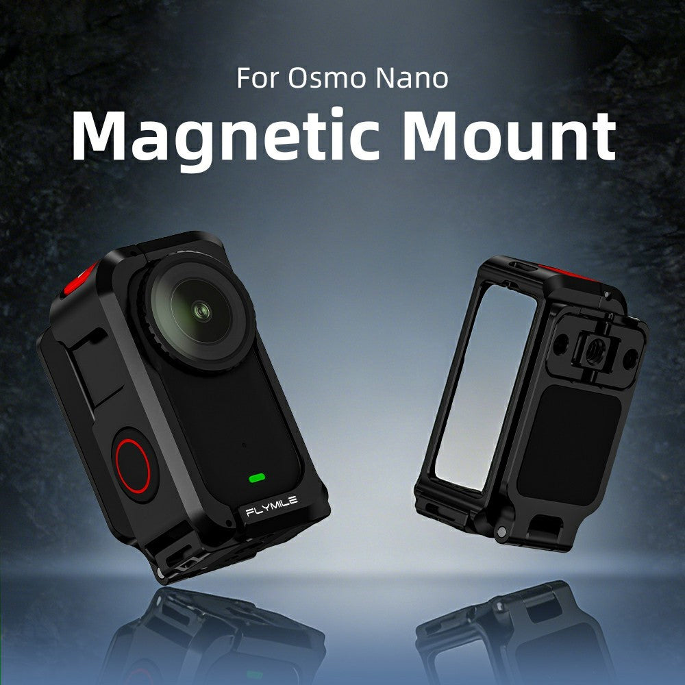 FLYMILE For DJI Osmo Nano Magnetic Expansion Mount Aluminum Alloy Frame Camera Accessory