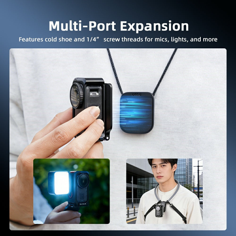 FLYMILE For DJI Osmo Nano Magnetic Expansion Mount Aluminum Alloy Frame Camera Accessory